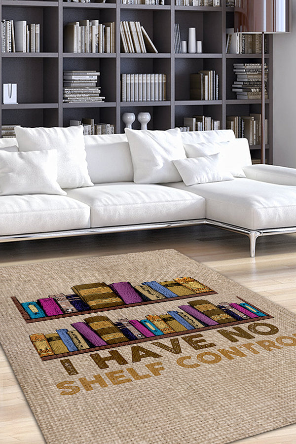 Homshtag Raf Kontrolüm Yok Bej Renkli Kitap Sever Halısı Okuma Sever Çalışma Odası Halısı
