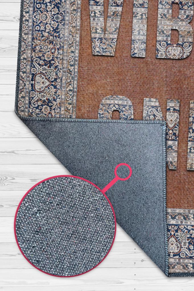 Homshtag Sadece İyi Hisler Etnik Desenli Halı Geometrik Salon Halısı Çok Renkli Oturma Odası Halısı