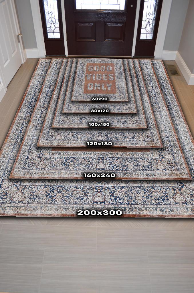 Homshtag Sadece İyi Hisler Etnik Desenli Halı Geometrik Salon Halısı Çok Renkli Oturma Odası Halısı