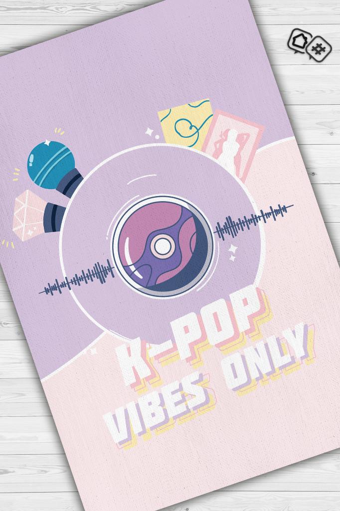 Homshtag Sadece K-pop Çok Renkli Pembe Mor Kpop Sever Genç Odası Halısı Modern Dokuma Hediyelik Halı