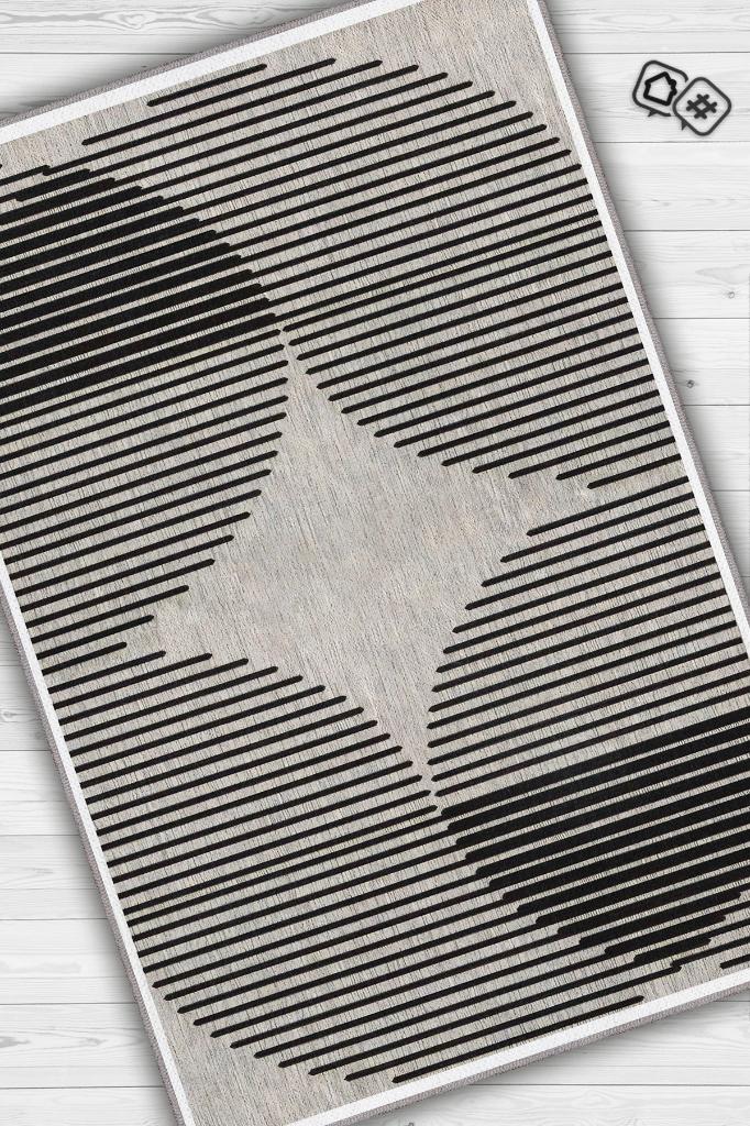 Homshtag Senin Kararın Krem Bej Renkli Halı Geometrik Oturma Odası Halısı Minimal Salon Halı