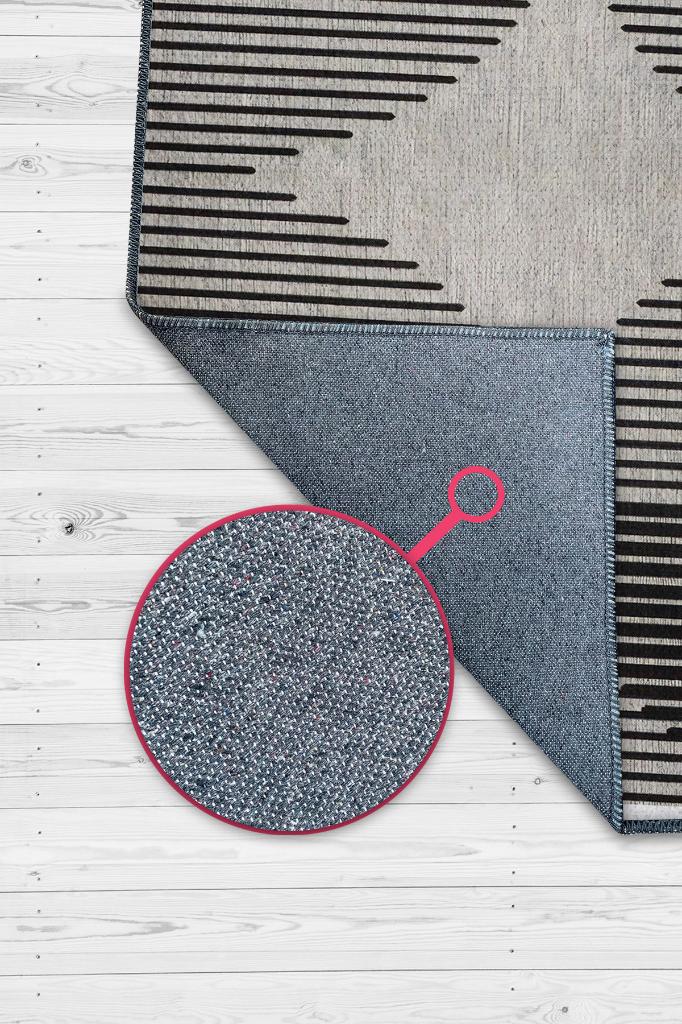 Homshtag Senin Kararın Krem Bej Renkli Halı Geometrik Oturma Odası Halısı Minimal Salon Halı