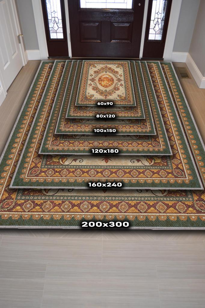 Homshtag Sitrin Taşı Halısı Turuncu Renkli Enerji Taşı Figürlü Halı Spiritüel Temalı Modern Halı