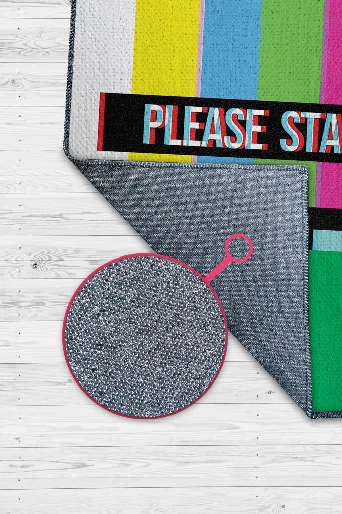 Homshtag Standby Çok Renkli Halı Geometrik Oturma Odası Halısı Modern Çizgili Salon Halısı