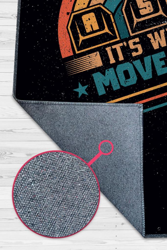 Homshtag WASD Siyah Oyuncu Halısı Gamerlara Özel Tasarım Halı Oyuncuya Hediye Halı Oyun Sever Halısı