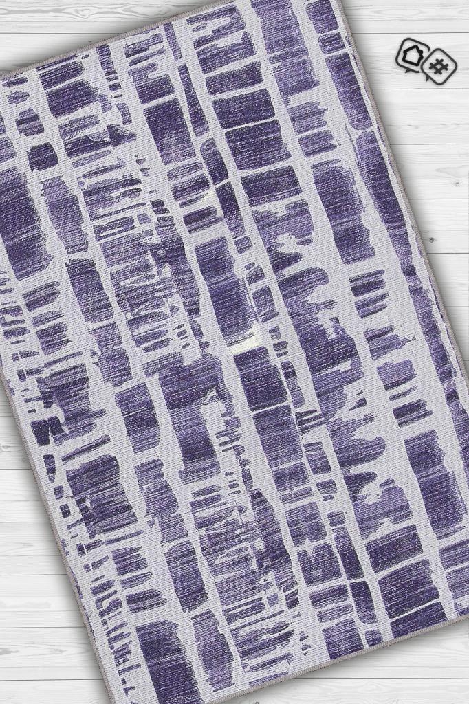 Homshtag Yol Mor Renkli Halı Geometrik Oturma Odası Halısı Minimal Salon Halı Soyut Desenli Halı