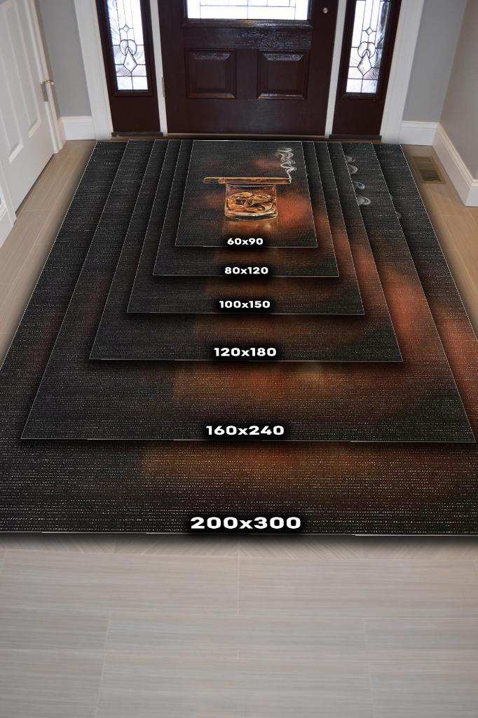 Homshtag Zenginlik Koyu Renkli Halı Modern Parti Temalı Halı Dokuma Tabanlı Modern Hediyelik Halı