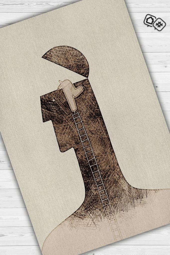 Homshtag Zihnime Bakış Pamuklu Dokuma Tabanlı Yıkanabilir Kaymaz Dekoratif Halı