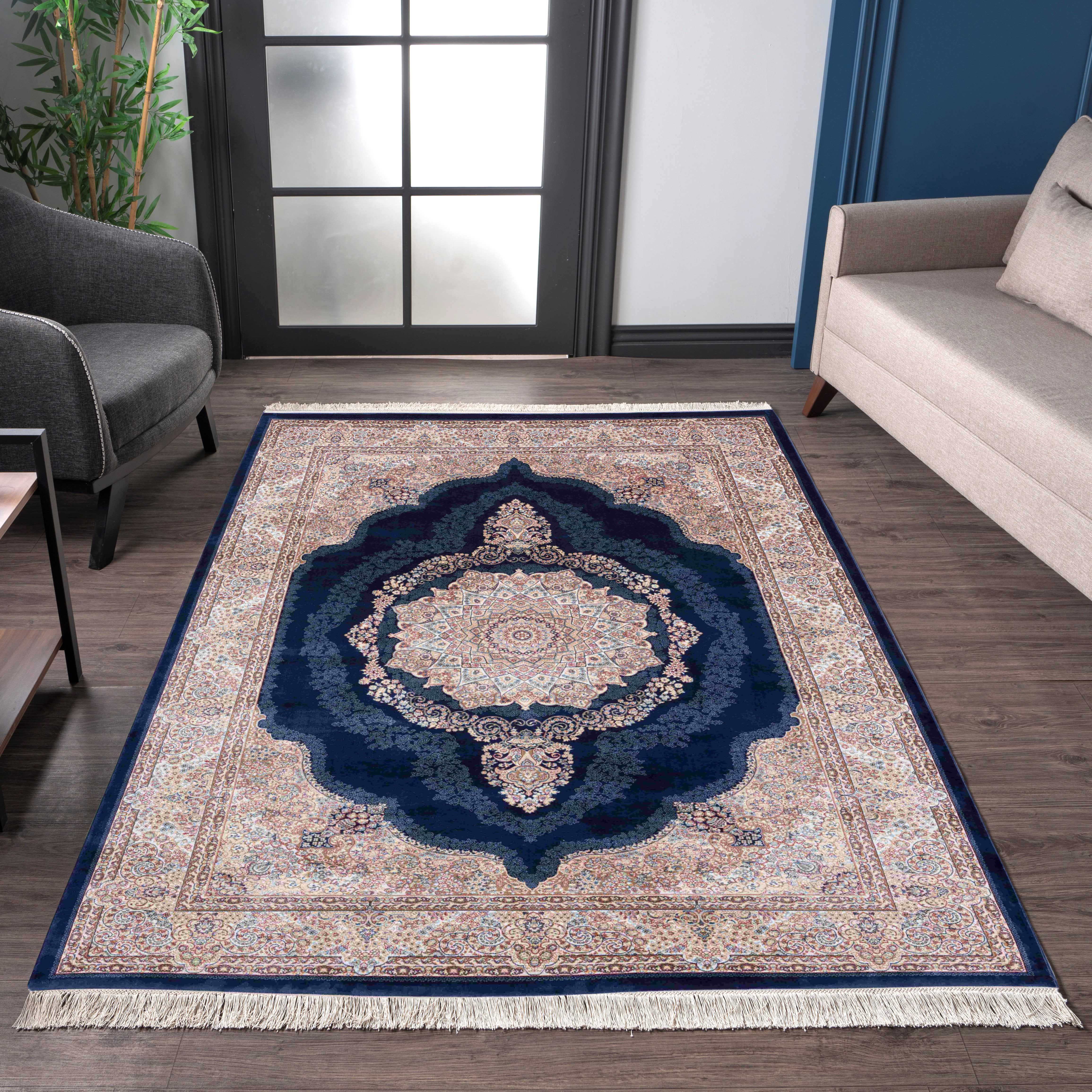 Silky IS009 Multicolored Long-lasting Soft Textured Living Room Kitchen Hallway Sitting Room Runner Rug