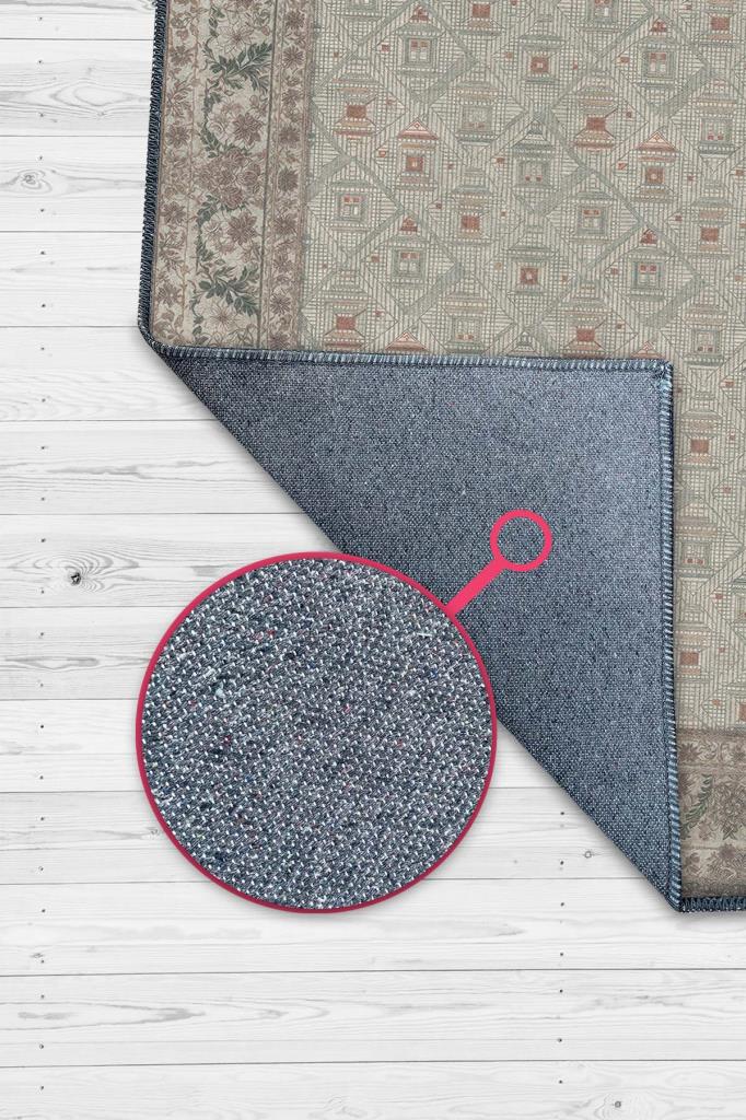 İskandinav Tarzı Pastel Geometrik Halı, Oturma Odası Halısı, Yıkanabilir Salon Halısı