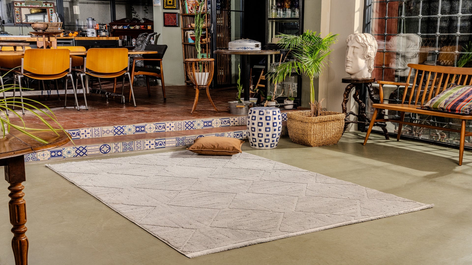 Jolly JL002 Gri Yumuşak Dokulu Salon Mutfak Koridor Oturma Odası Yolluk Halı Makine Halısı