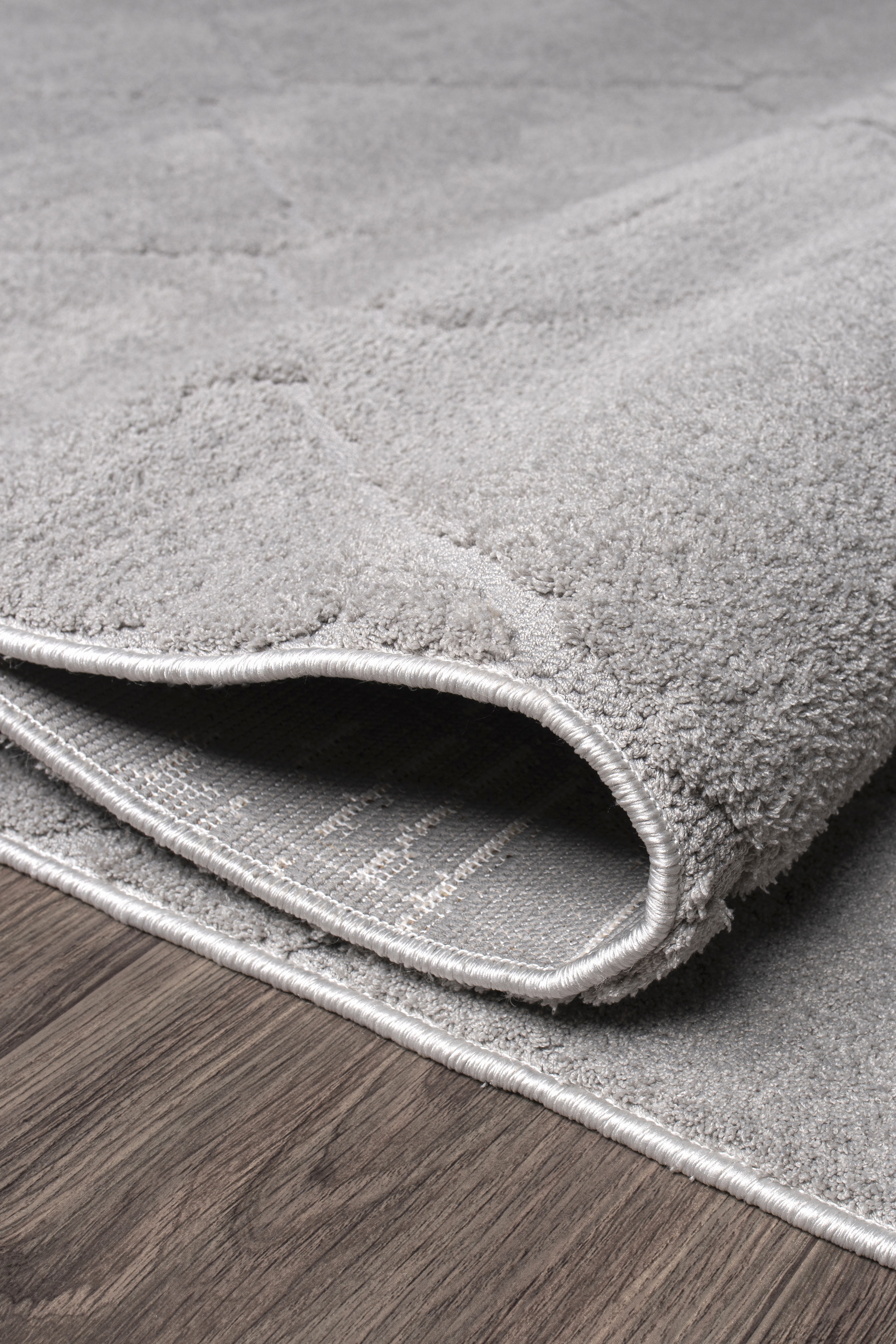 Jolly JL002 Gri Yumuşak Dokulu Salon Mutfak Koridor Oturma Odası Yolluk Halı Makine Halısı