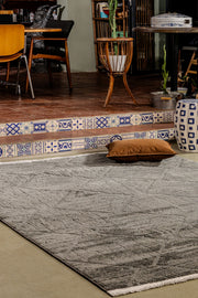 Jolly JL003 Antrasit Yumuşak Dokulu Salon Mutfak Koridor Oturma Odası Yolluk Halı Makine Halısı