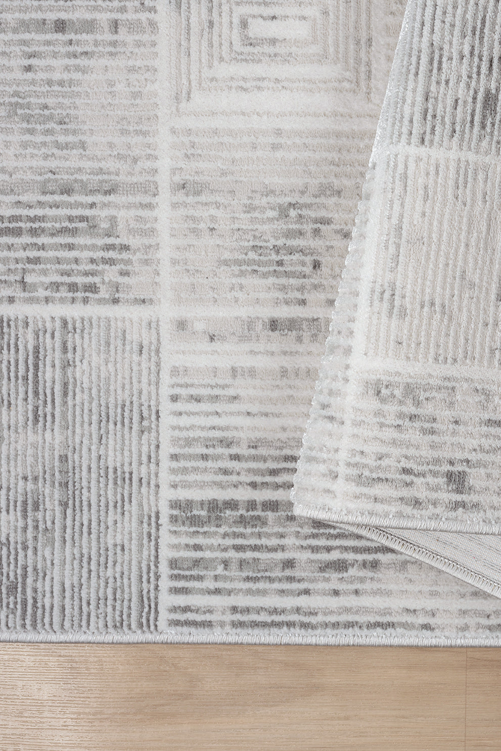 Kadifem KD005 Gri Yumuşak Dokulu Salon Mutfak Koridor Oturma Odası Yolluk Halı Makine Halısı