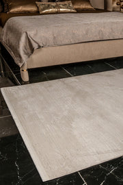 Kadifem KD007 Bej Yumuşak Dokulu Salon Mutfak Koridor Oturma Odası Yolluk Halı Makine Halısı