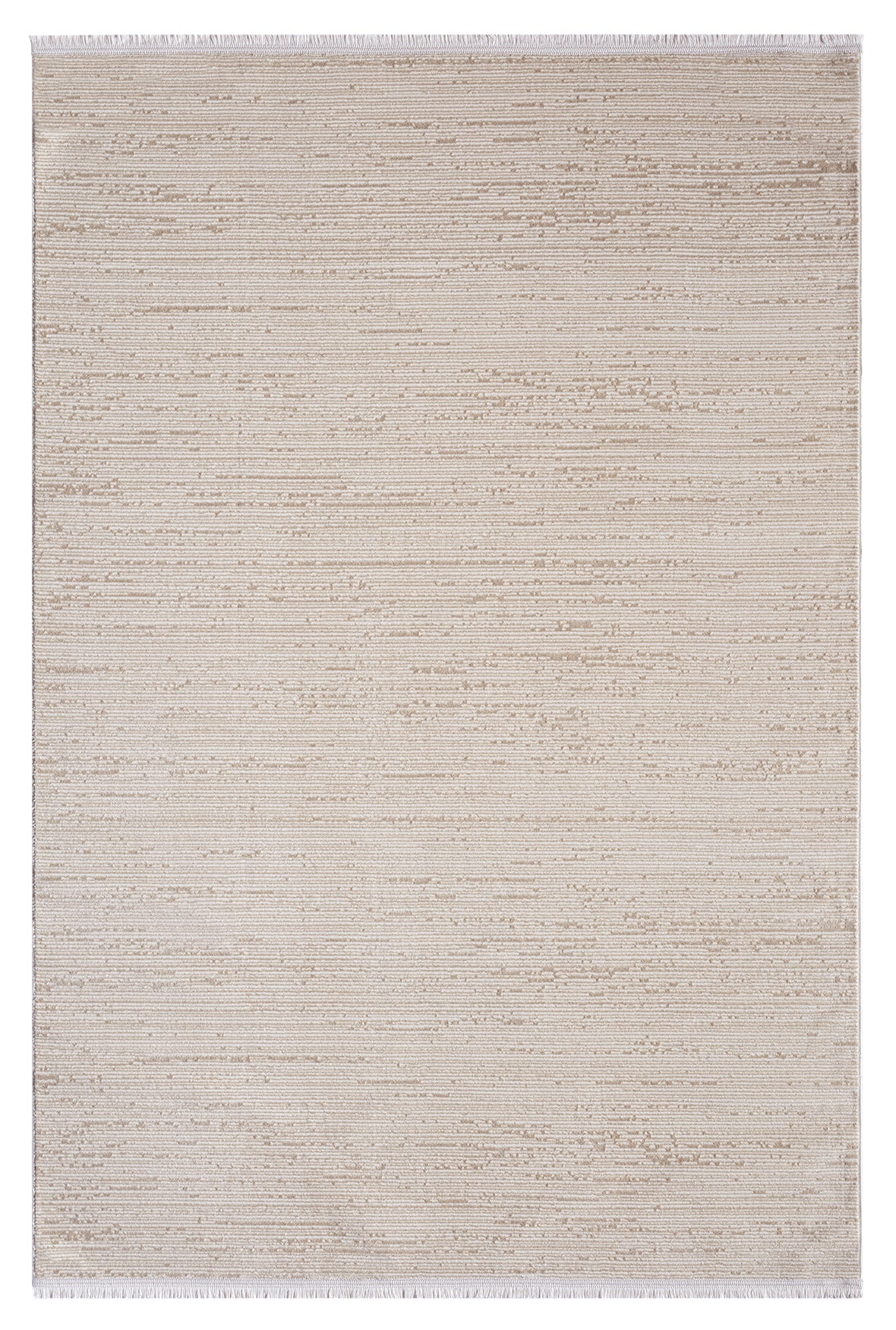 Kadifem KD007 Beige Weich strukturierter Läuferteppich für Wohnzimmer, Küche, Flur, Aufenthaltsraum, maschinell gefertigt