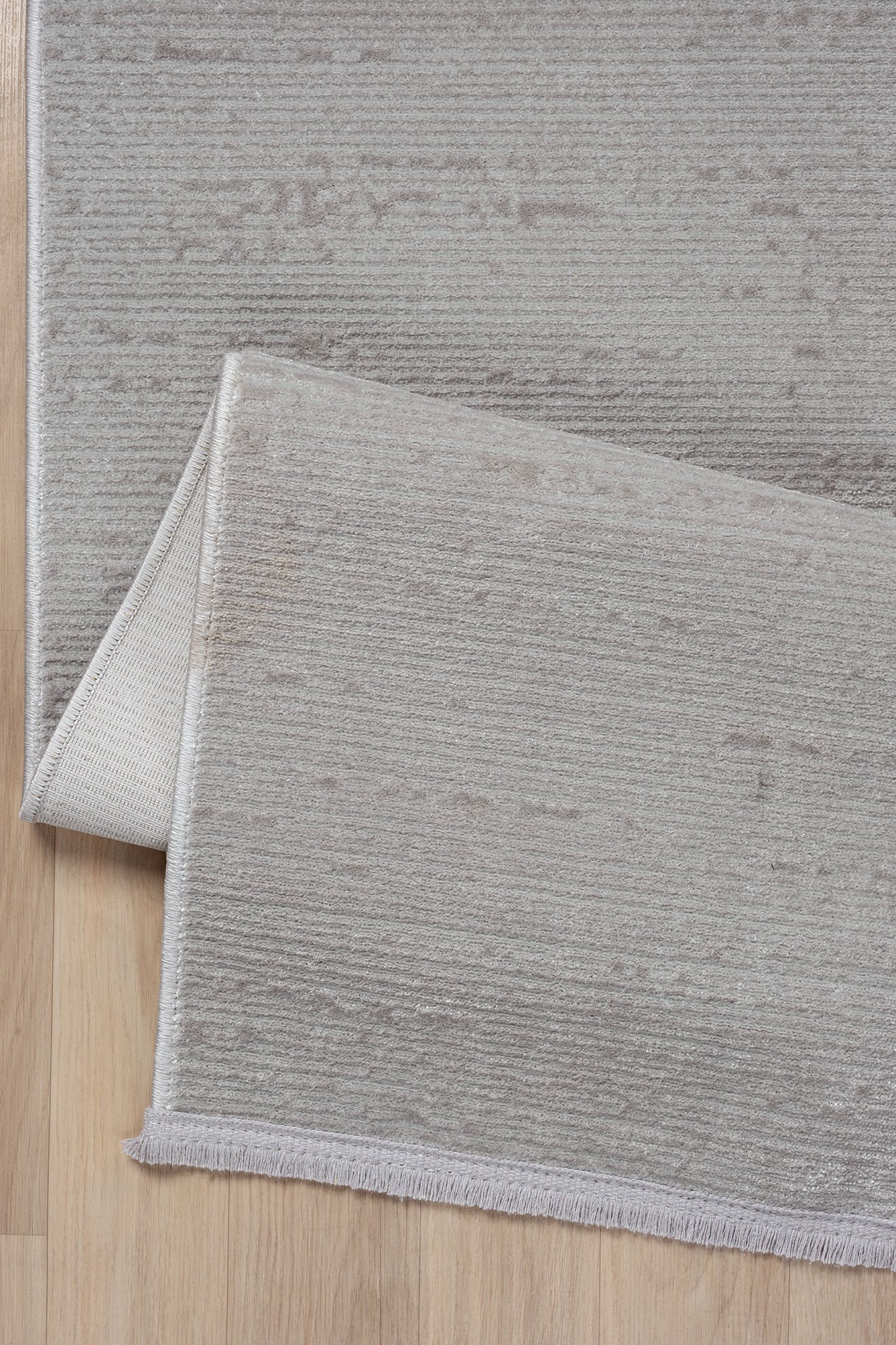 Kadifem KD008 Gri Yumuşak Dokulu Salon Mutfak Koridor Oturma Odası Yolluk Halı Makine Halısı