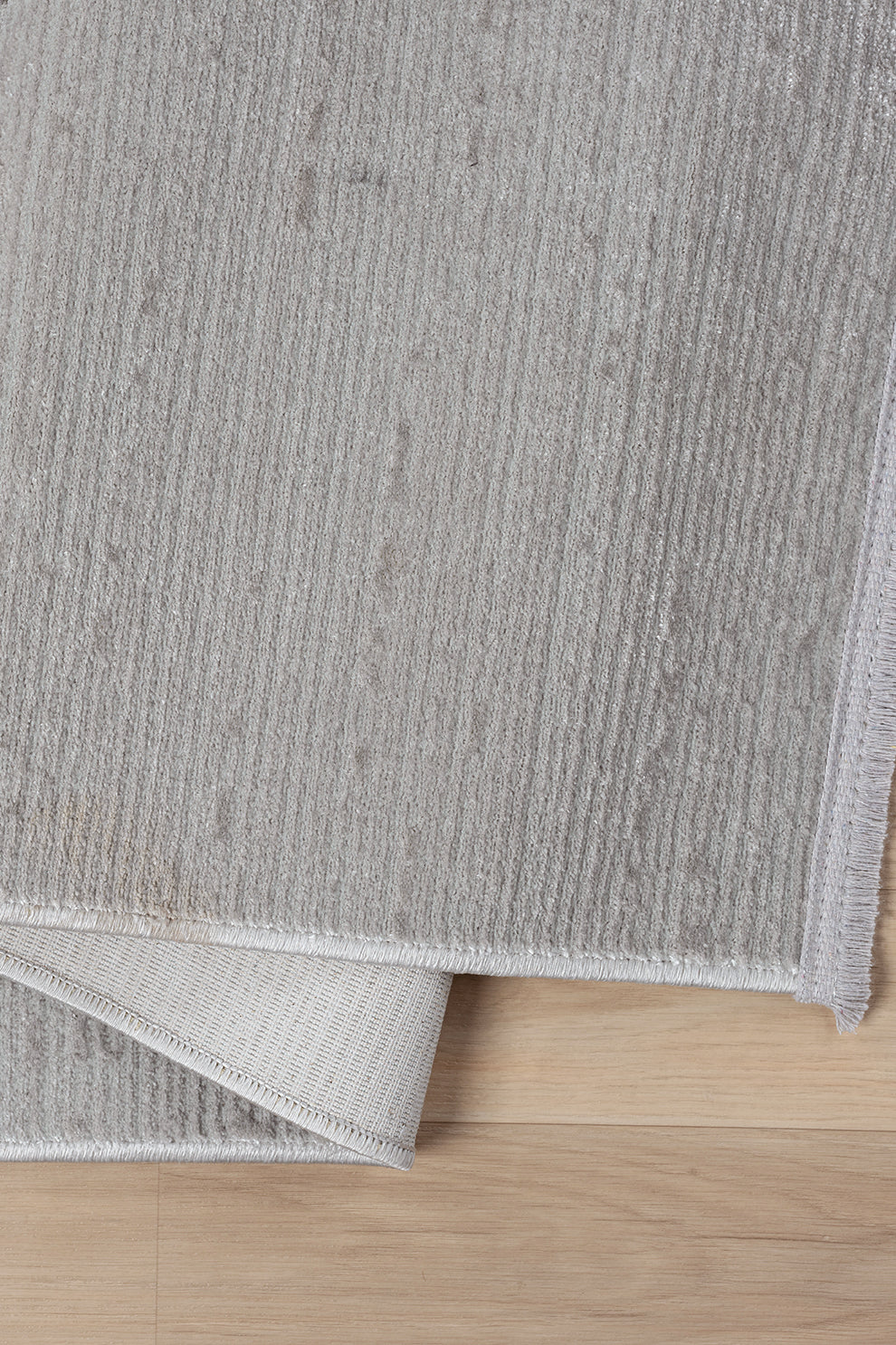 Kadifem KD008 Gri Yumuşak Dokulu Salon Mutfak Koridor Oturma Odası Yolluk Halı Makine Halısı