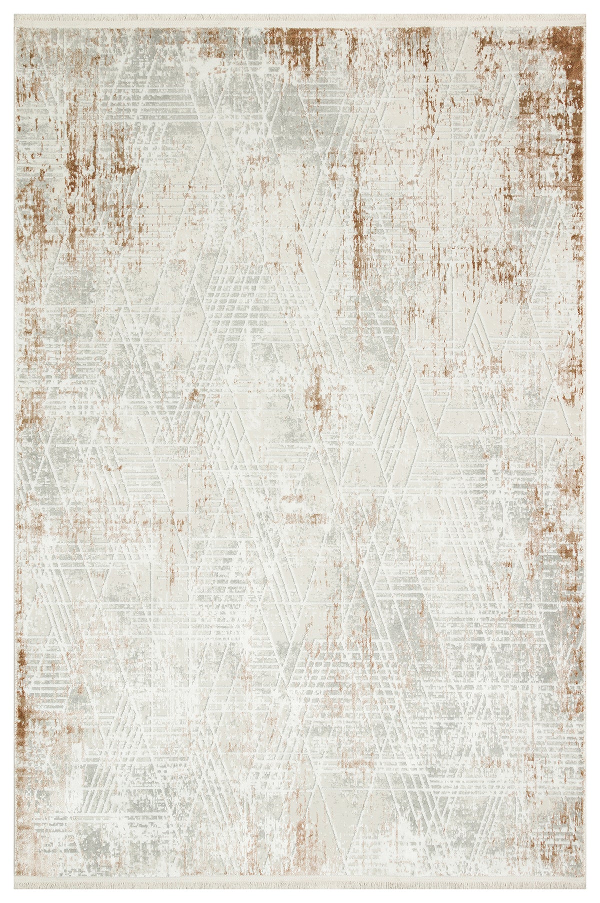 Kadifem KD009 Beige Weich strukturierter Läuferteppich für Wohnzimmer, Küche, Flur, Aufenthaltsraum, maschinell gefertigt