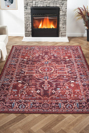 Konfor Antico 2353 Cotton-Based Washable Authentic Vintage Classic Distressed Rug