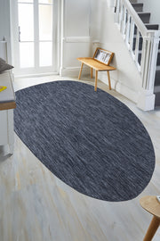 Konfor Carpet Theme 9034 Navy Blue Sisal Woven Indoor/Outdoor Rug Decorative Garden Balcony Living Room Carpet