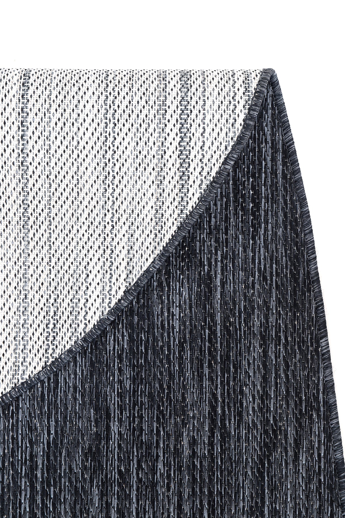 Konfor Carpet Theme 9034 Navy Blue Sisal Woven Indoor/Outdoor Rug Decorative Garden Balcony Living Room Carpet
