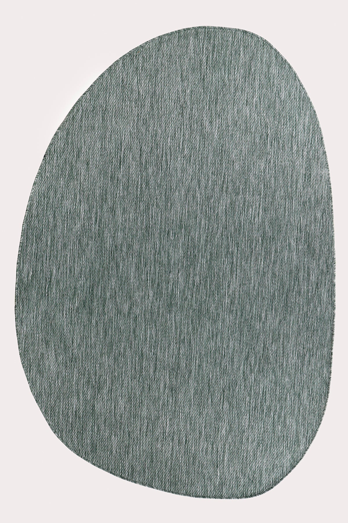 Konfor Halı Tema 9037 Yeşil Sisal Hasır İç Dış Mekan Kilim Dekoratif Bahçe Balkon Salon Halısı