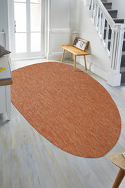 Konfor Carpet Theme 9038 Orange Sisal Woven Indoor/Outdoor Rug Decorative Garden Balcony Living Room Carpet