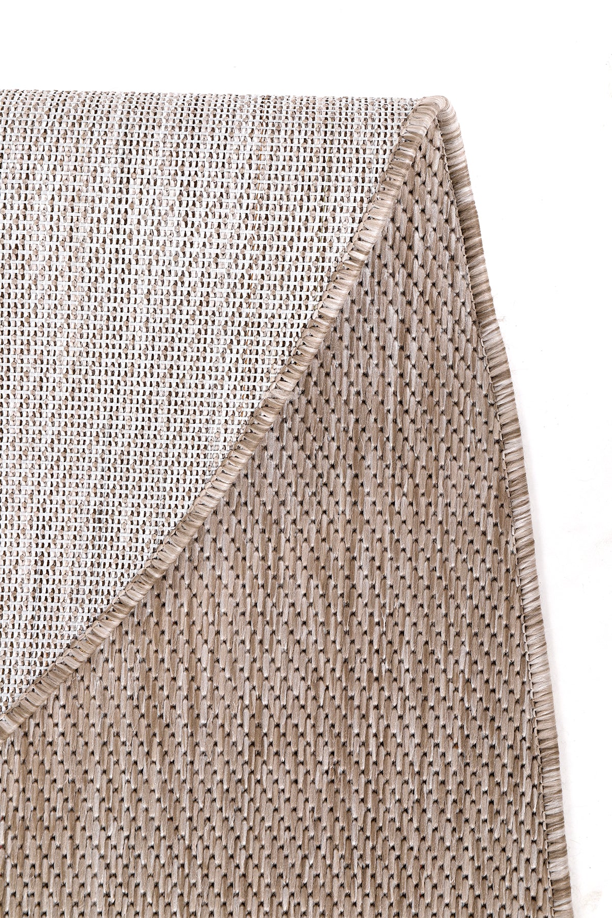 Konfor Carpet Theme 9040 Beige Sisal Woven Indoor/Outdoor Rug Decorative Garden Balcony Living Room Carpet