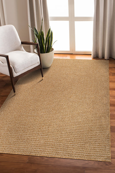 Konfor Jutem 0103 Large Size Jute Woven Loop Pile Rug Modern Living Room Carpet Indoor and Outdoor Rug