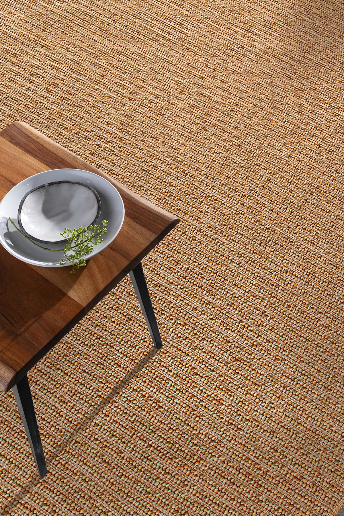 Konfor Jutem 0103 Büyük Ebat Jüt Hasır Bukle Örme Kilim Modern Oturma Odası Salon Halısı İç ve Dış Mekan Halısı