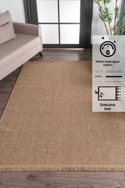 Konfor Vlora 4761 Jüt Hasır Bukle Örme Kilim