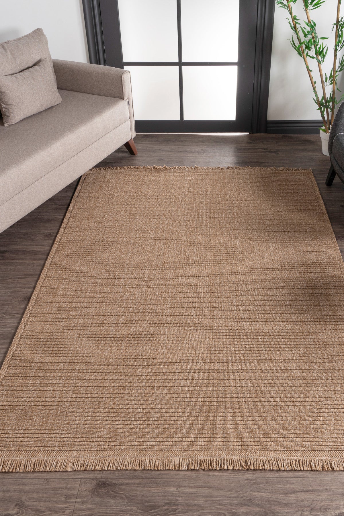 Comfort Vlora 4761 Jute-gewebter Schlingenflor-Teppich