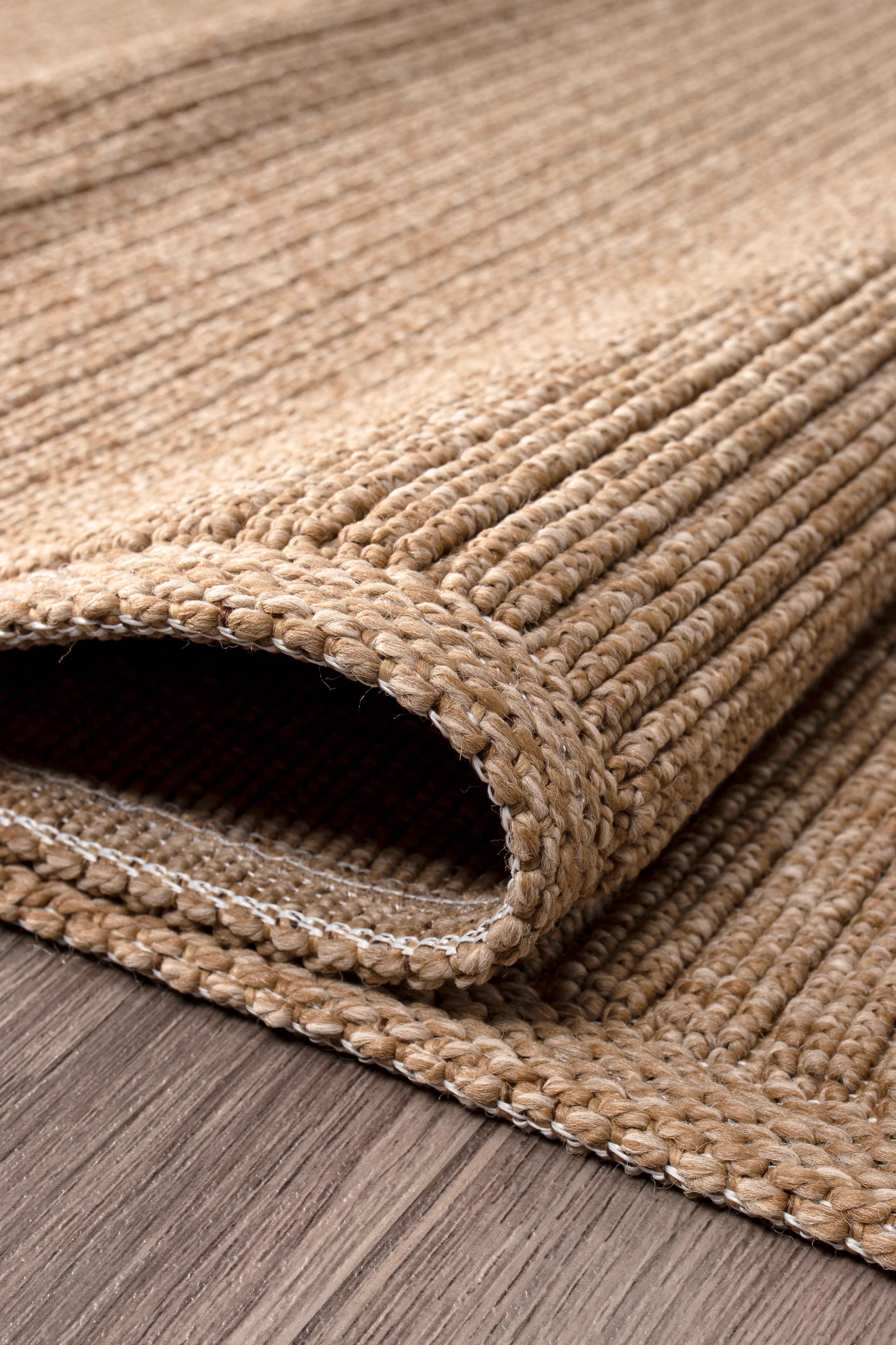 Comfort Vlora 4761 Jute-gewebter Schlingenflor-Teppich