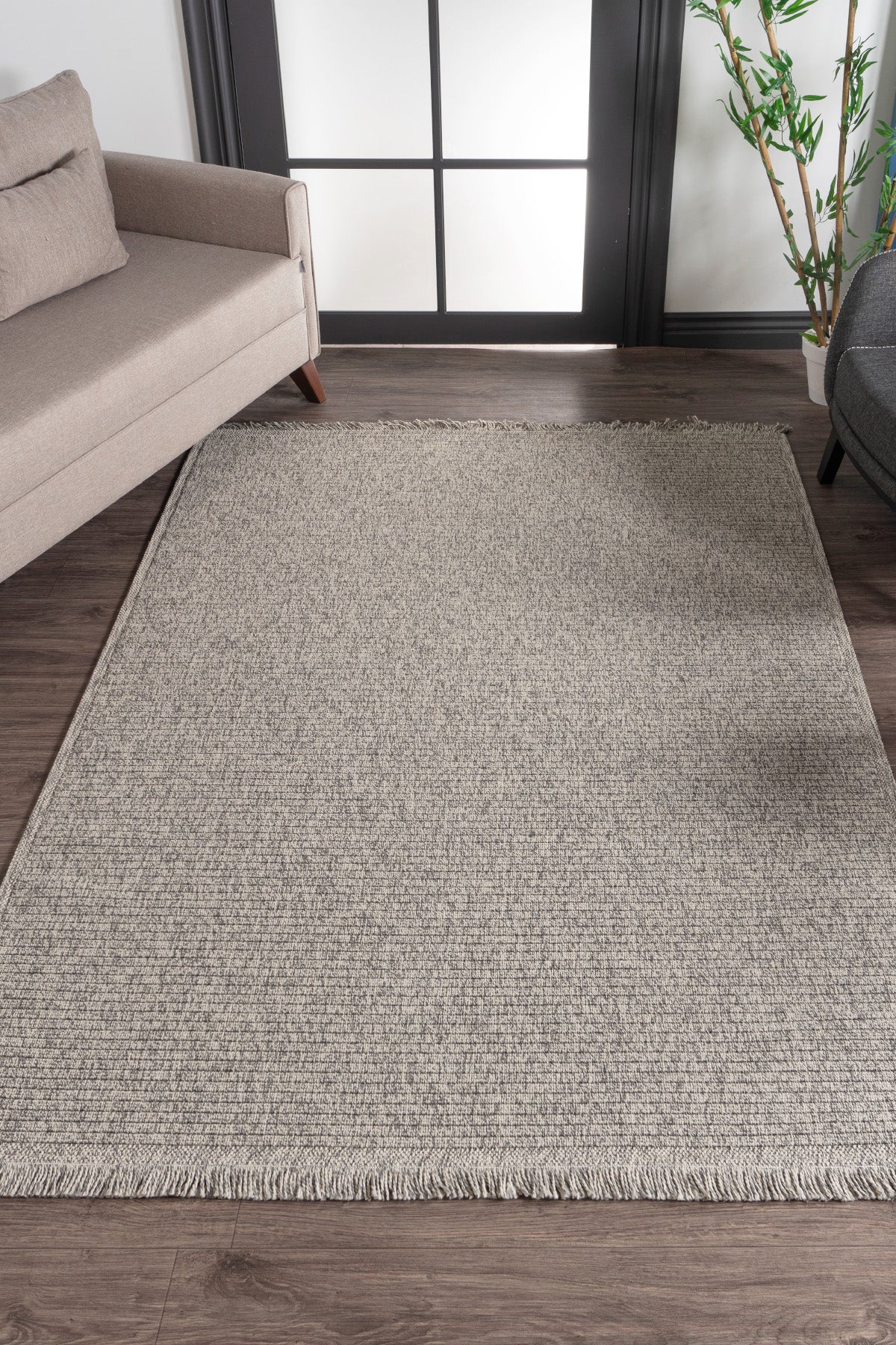 Comfort Vlora 4766 Jute-gewebter Schlingenflor-Teppich