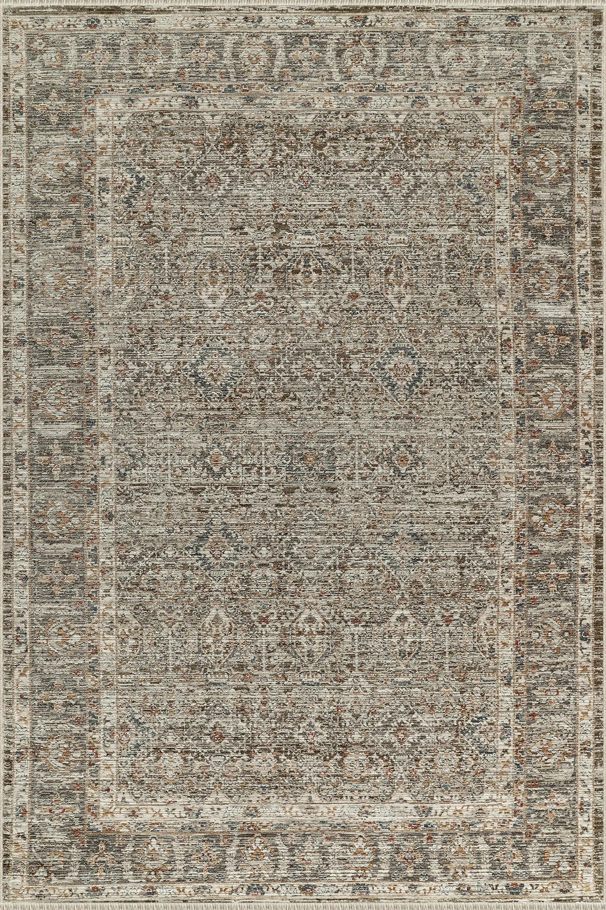 Lavinia LA005 Multicolored, Non-Shedding, Living Room, Kitchen, Hallway, Sitting Room Runner Rug, Machine-Made Carpet