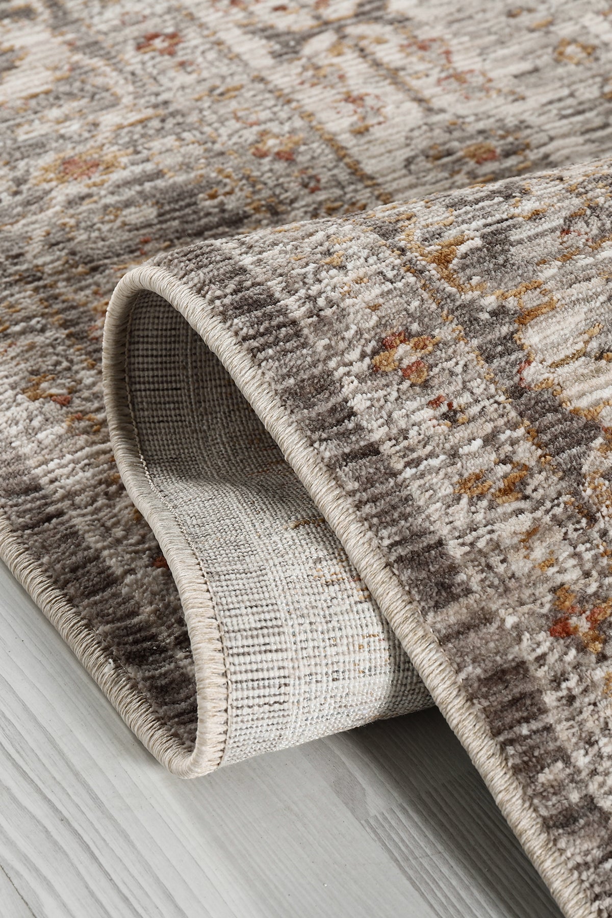 Lavinia LA011 Multicolored, Non-Shedding, Living Room, Kitchen, Hallway, Sitting Room Runner Rug, Machine-Made Carpet