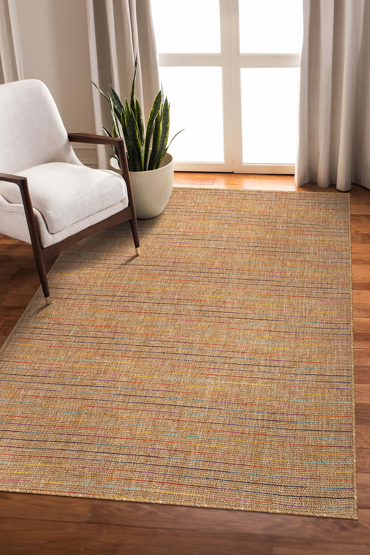 Lilette 6721 Natural Jute Rug, Woven Carpet, Living Room Rug, Indoor/Outdoor Rug Lilette_6721