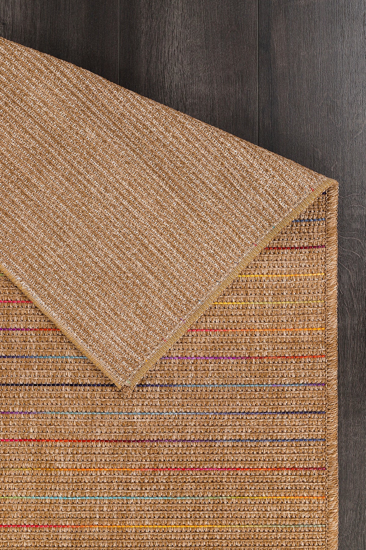 Lilette 6721 Naturel Jüt Halı Örme Kilim Salon Oturma Odası Halısı İç Dış Mekan Kilim Lilette_6721