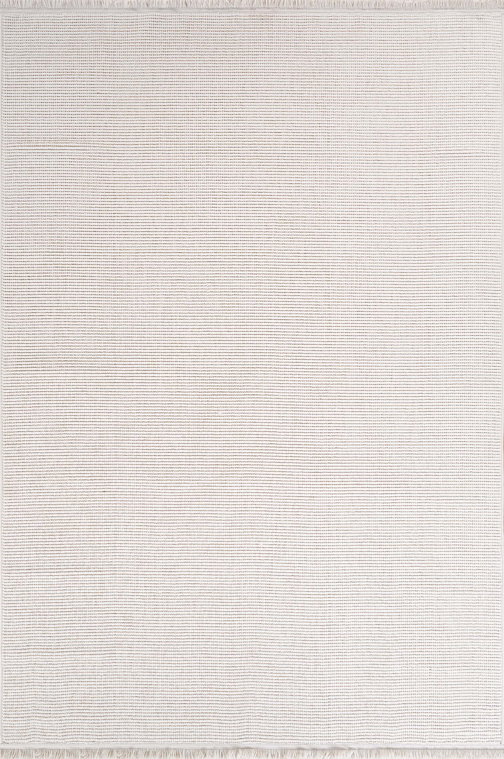 Loopy 5552 Krem Yumuşak Dokulu Bukle Modern Salon Mutfak Koridor Halısı Tozumaz Örgü Makine Halısı