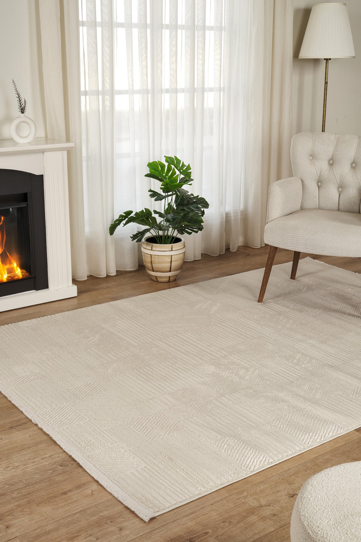 Marla 2001 Krem Hav Toz Vermez Salon Mutfak Koridor Oturma Odası Yolluk Halı Makine Halısı