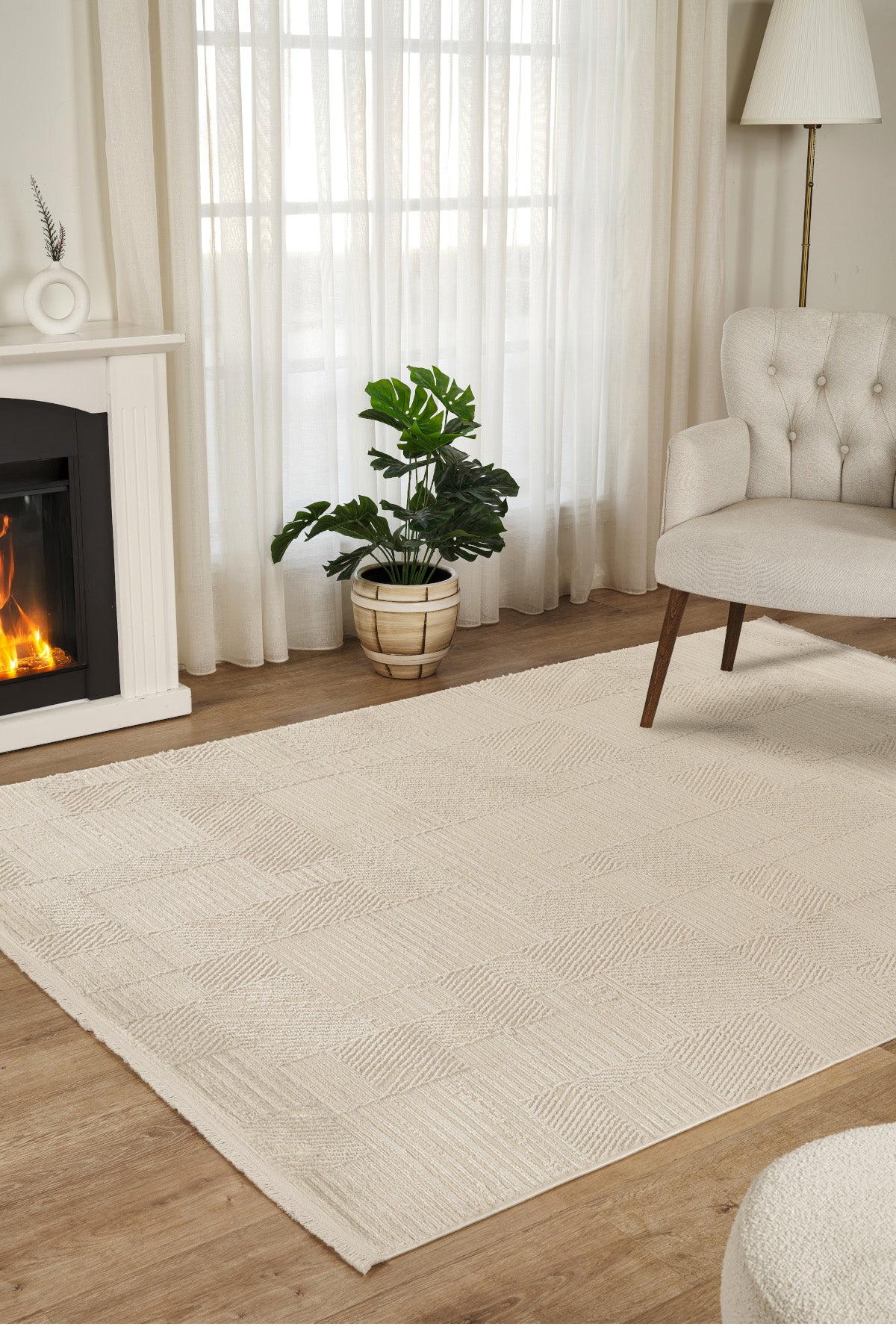 Marla 2002 Krem Hav Toz Vermez Salon Mutfak Koridor Oturma Odası Yolluk Halı Makine Halısı