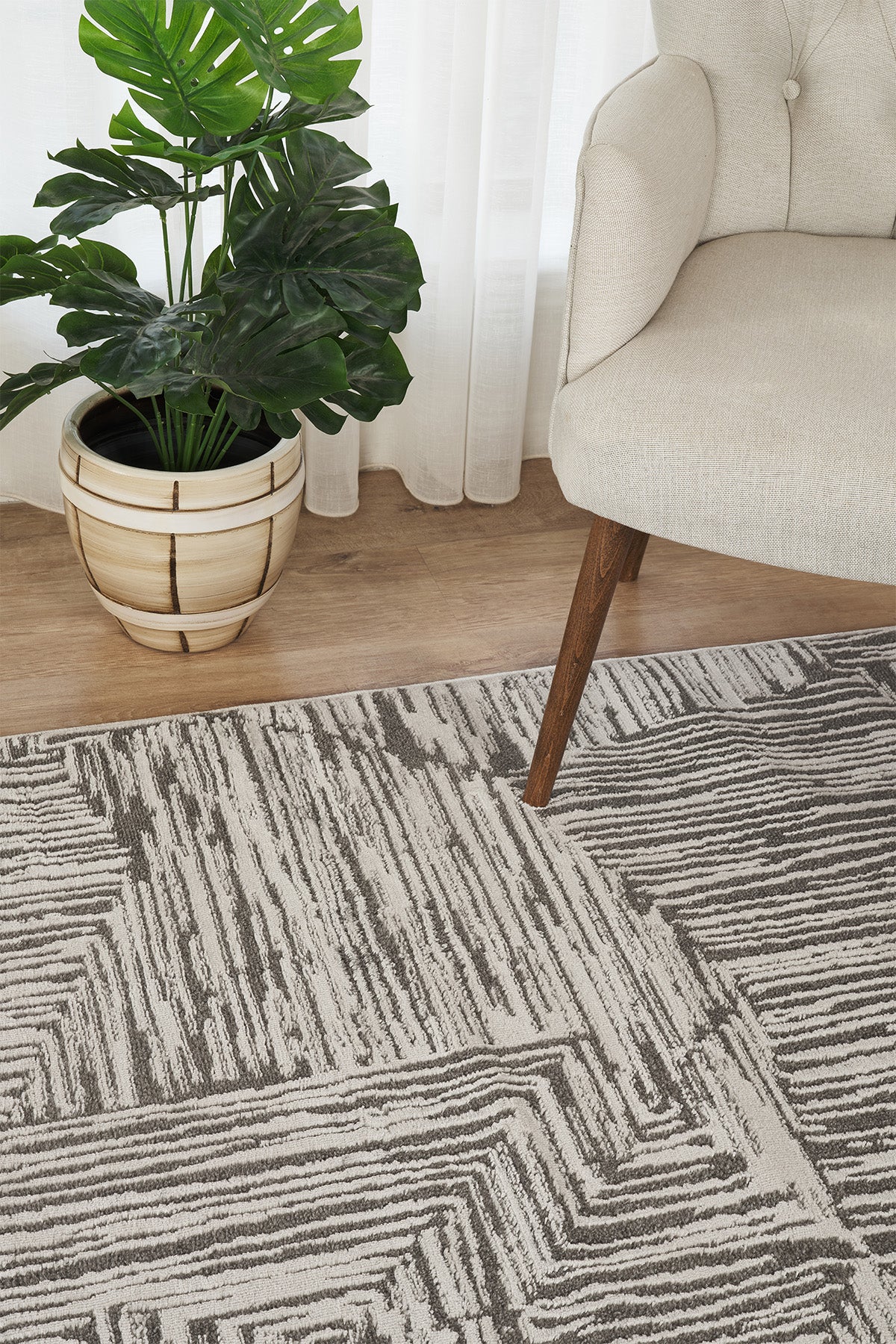 Marla 2004 Gri Hav Toz Vermez Salon Mutfak Koridor Oturma Odası Yolluk Halı Makine Halısı