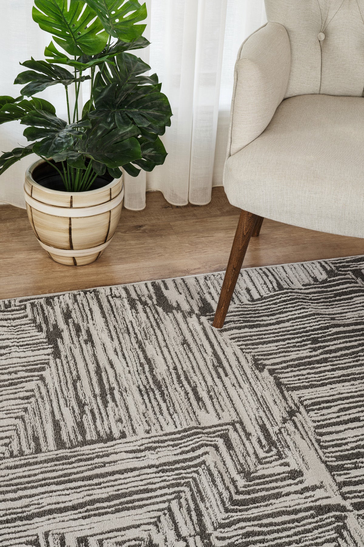 Marla 2004 Gri Hav Toz Vermez Salon Mutfak Koridor Oturma Odası Yolluk Halı Makine Halısı