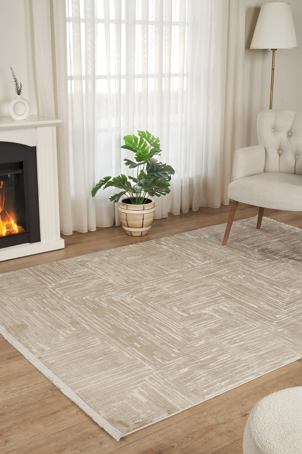 Marla 2005 Bej Hav Toz Vermez Salon Mutfak Koridor Oturma Odası Yolluk Halı Makine Halısı