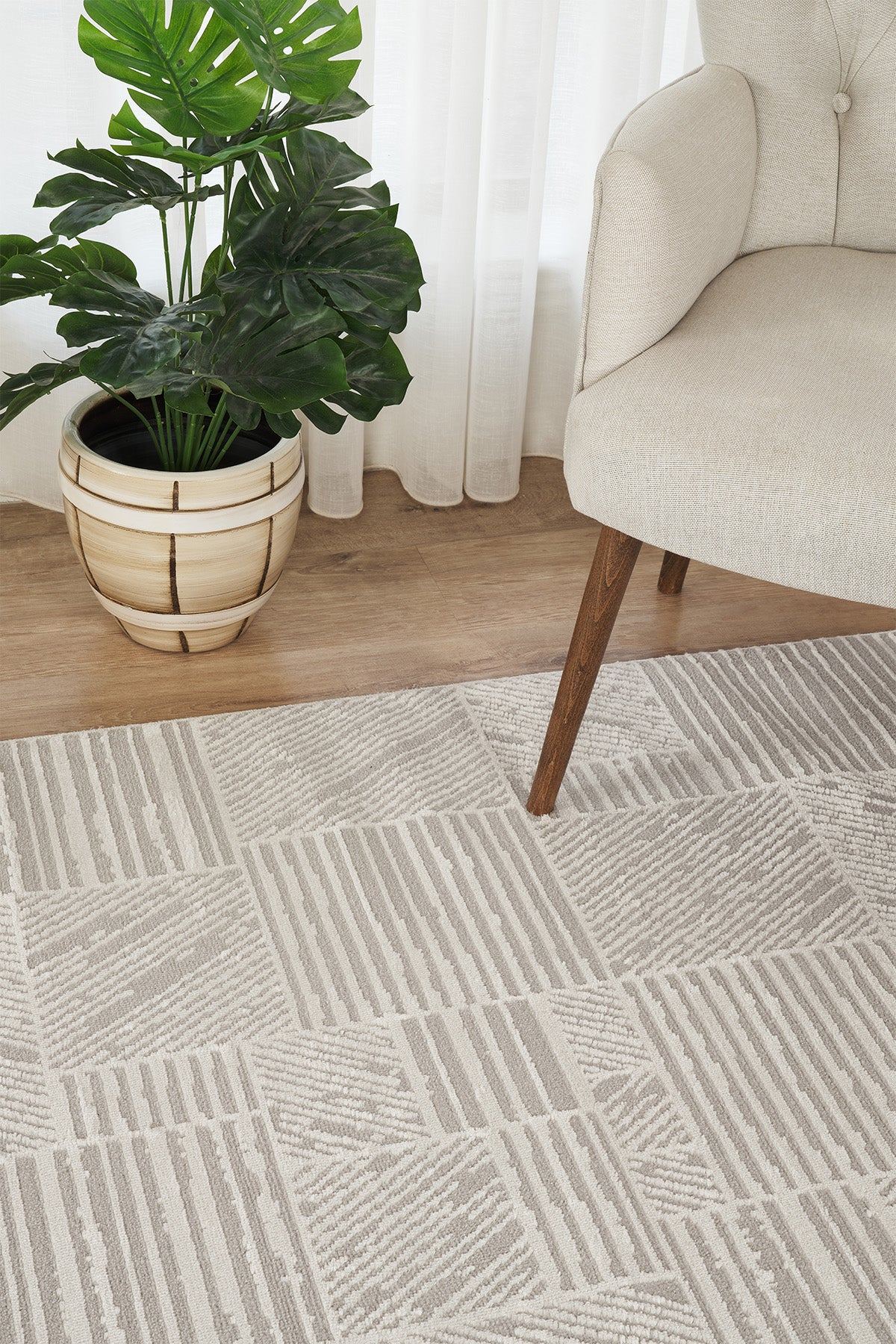 Marla 2011 Gri Hav Toz Vermez Salon Mutfak Koridor Oturma Odası Yolluk Halı Makine Halısı