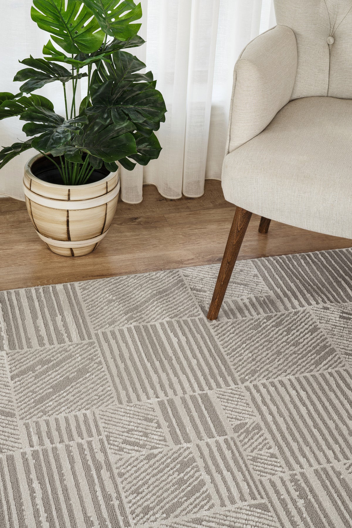 Marla 2011 Gri Hav Toz Vermez Salon Mutfak Koridor Oturma Odası Yolluk Halı Makine Halısı