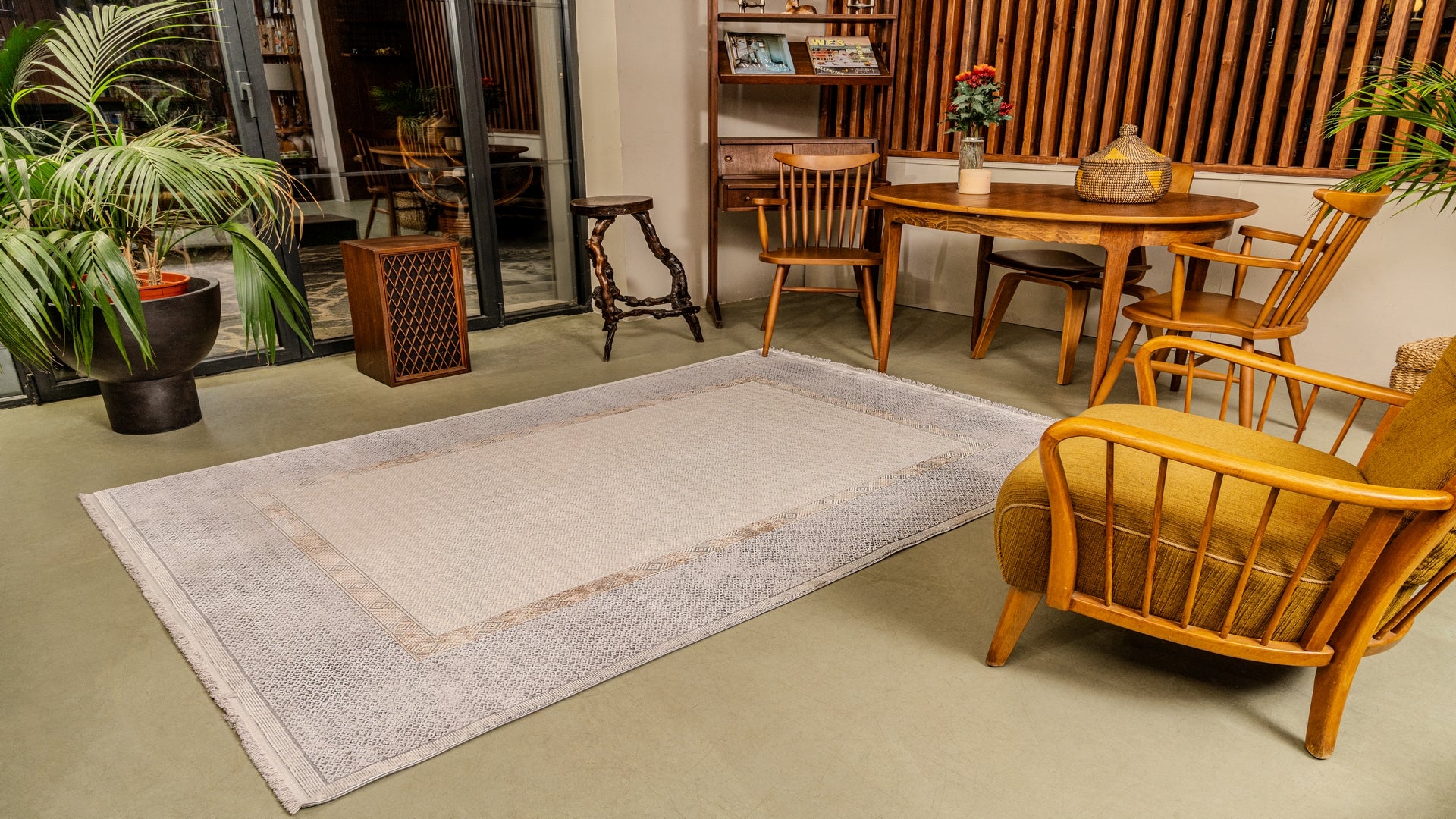 Mazzini 1477 Gri Uzun Ömürlü Yumuşak Dokulu Salon Mutfak Koridor Oturma Odası Yolluk Halı