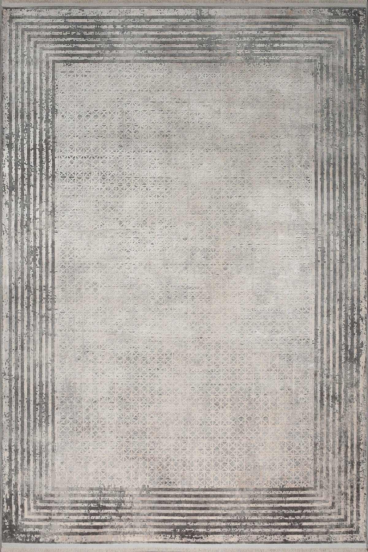 Mazzini 1478 Gri Uzun Ömürlü Yumuşak Dokulu Salon Mutfak Koridor Oturma Odası Yolluk Halı