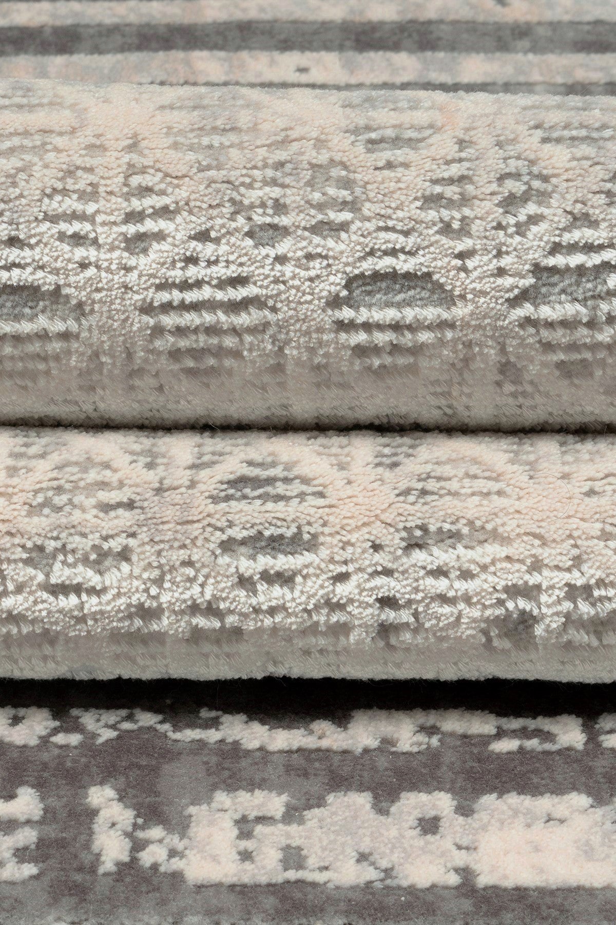 Mazzini 1478 Grey Durable Soft Textured Living Room Kitchen Hallway Sitting Room Runner Rug